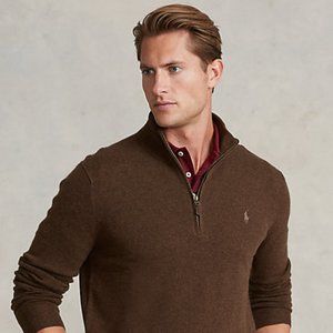 Polo Ralph Lauren Men's Cashmere 1/4 Zip